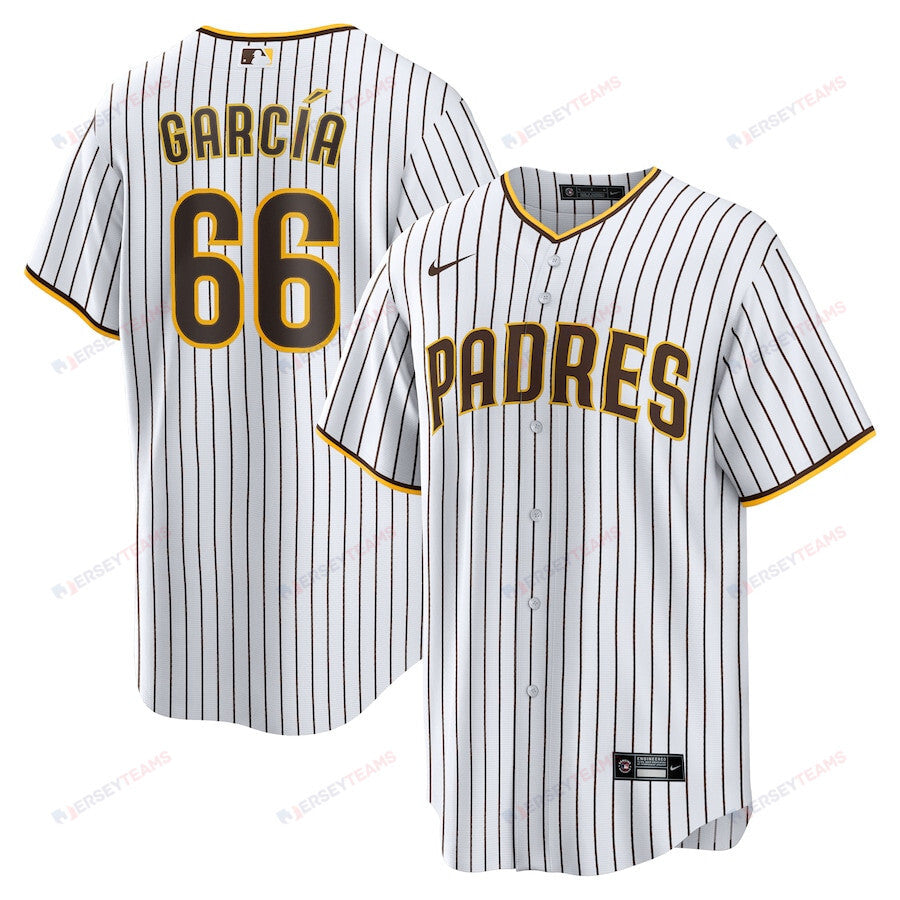 Luis García 66 San Diego Padres Home Men Jersey - White