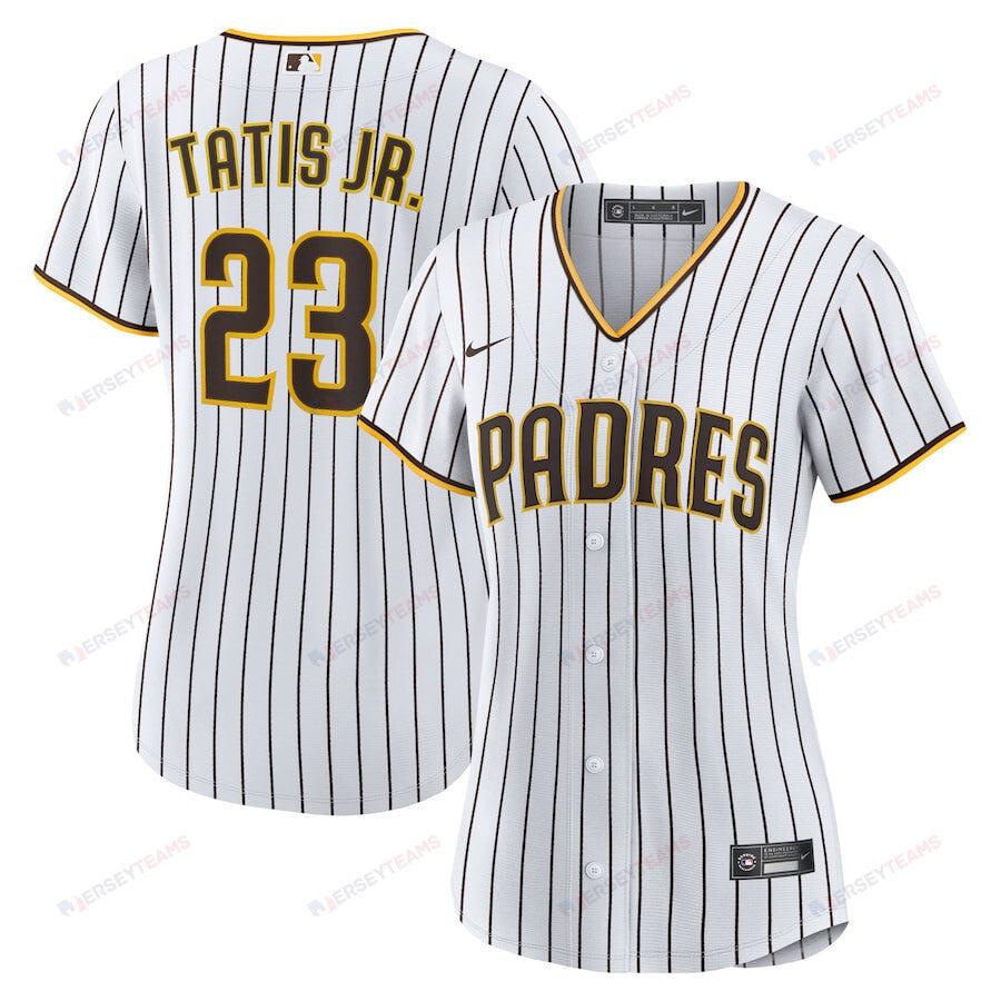 Fernando Tatís Jr. 23 San Diego Padres Home Women Jersey - White