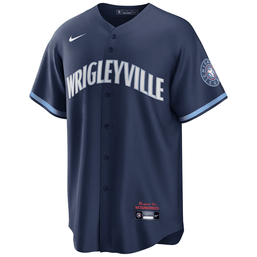 Ian Happ Chicago 8 Chicago Cubs City Connect Men Jersey - Navy