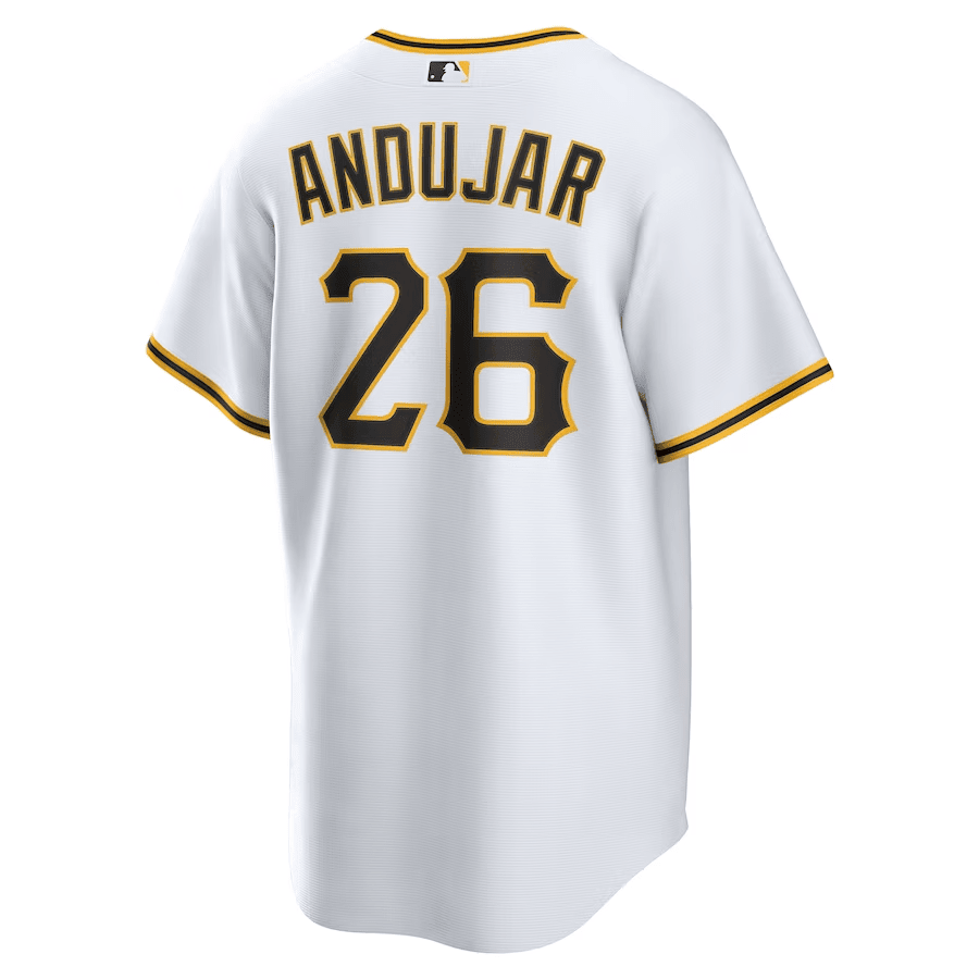 Miguel Andújar 26 Pittsburgh Pirates Home Men Jersey - White