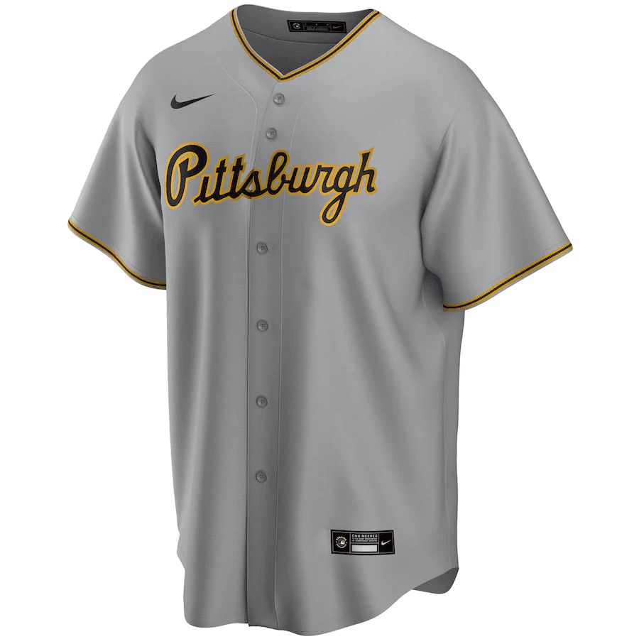 Pittsburgh Pirates Away Men Jersey - Gray