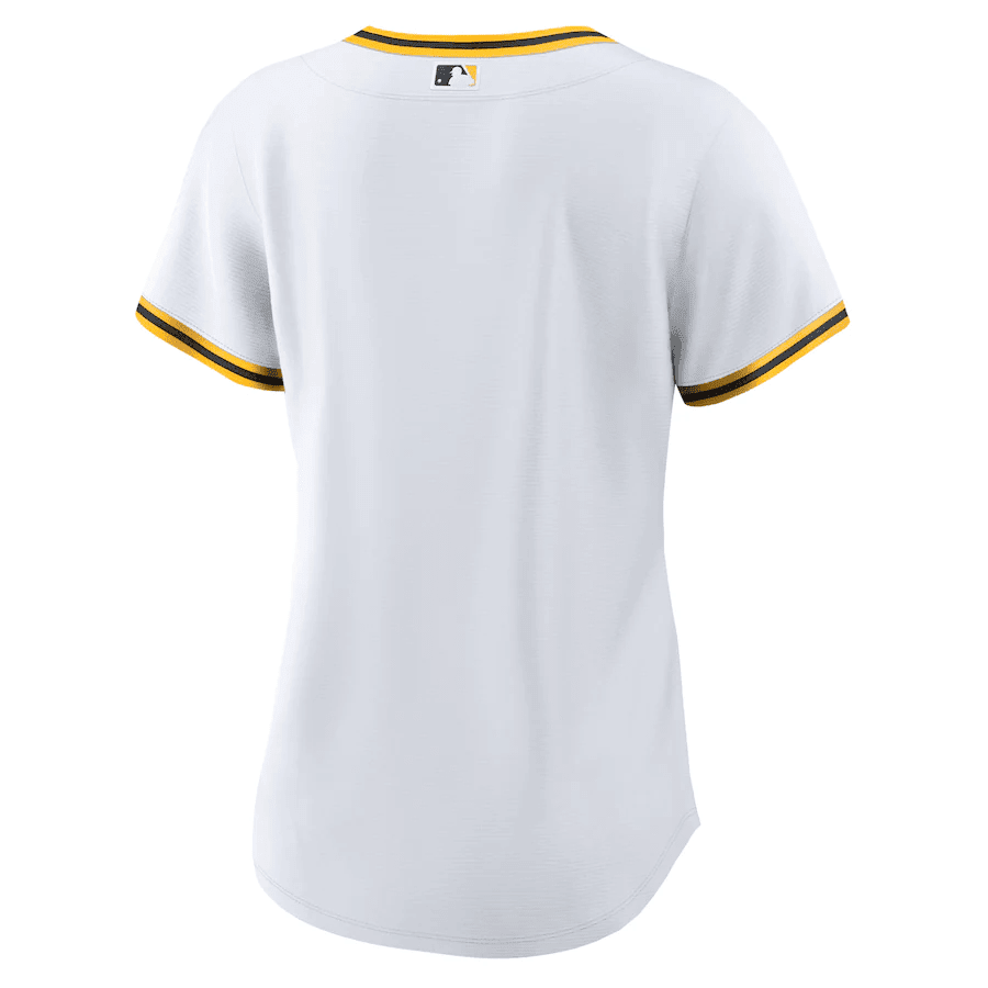 Pittsburgh Pirates Women Home Blank Jersey - White