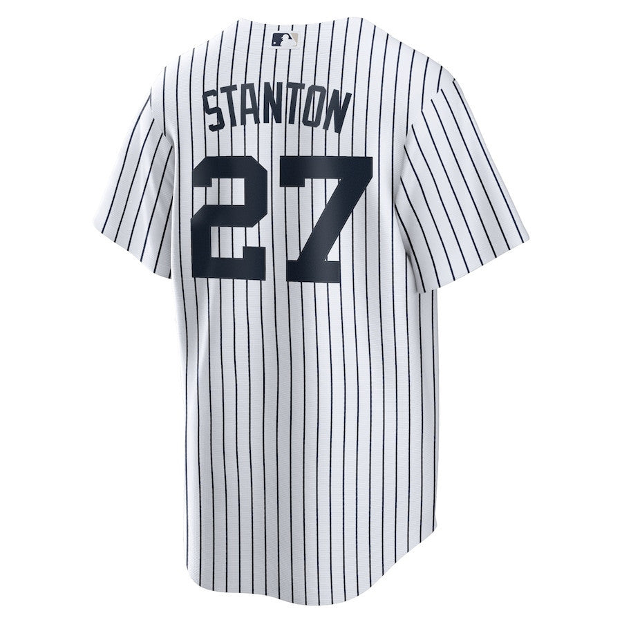Giancarlo Stanton 27 New York Yankees Home Men Jersey - White