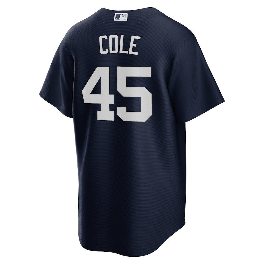 Gerrit Cole 45 New York Yankees Alternate Men Jersey - Navy