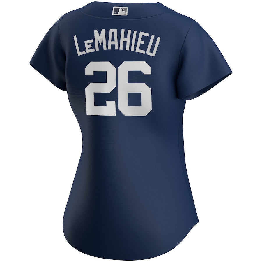 DJ LeMahieu 26 New York Yankees Women Alternate Jersey - Navy