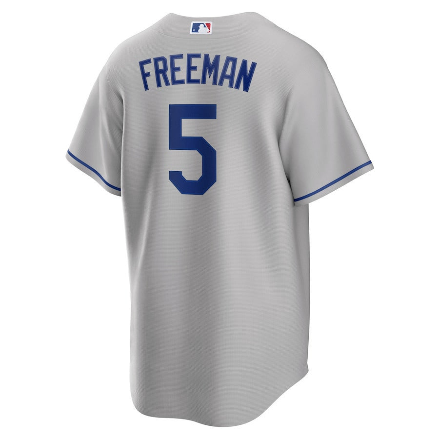 Freddie Freeman 5 Los Angeles Dodgers Road Men Jersey - Gray
