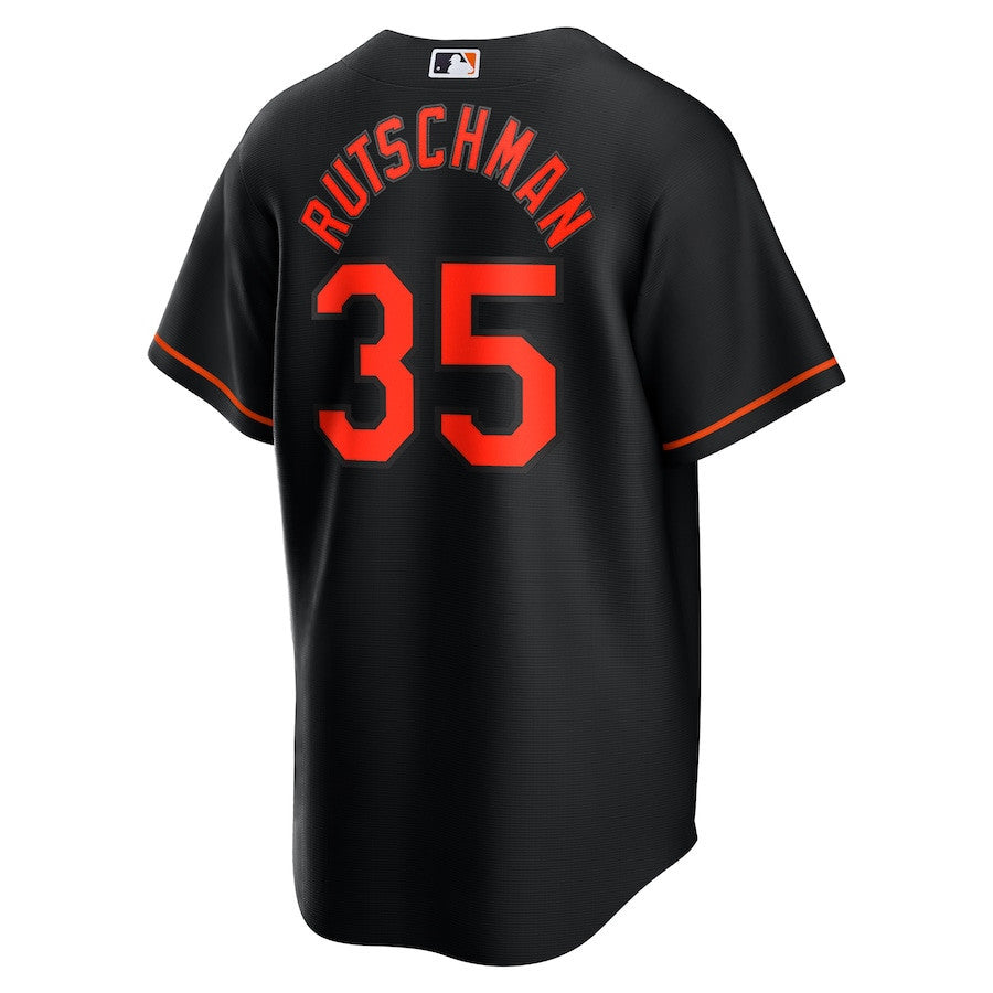 Adley Rutschman 35 Baltimore Orioles Alternate Men Jersey - Black