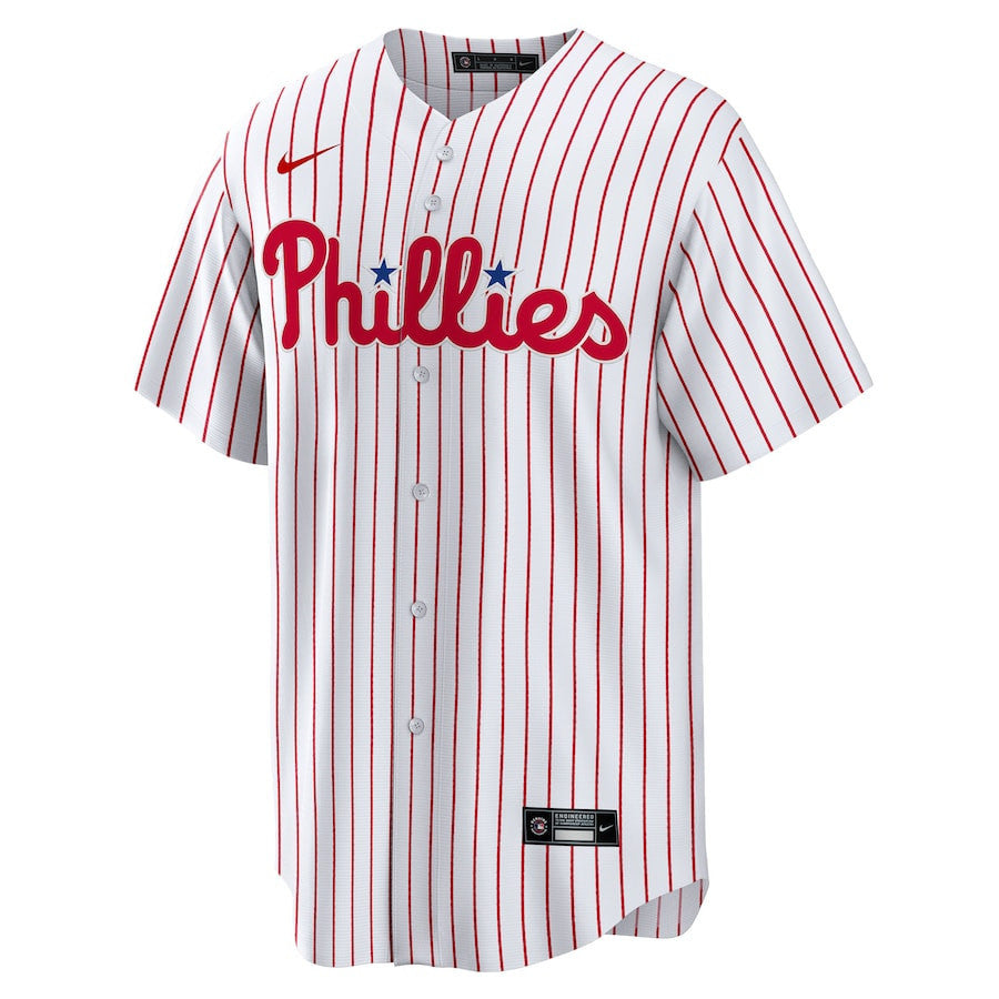 Seranthony Domínguez 58 Philadelphia Phillies Men Jersey - White