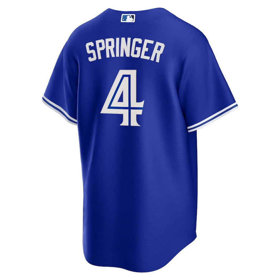 George Springer 4 Toronto Blue Jays Alternate Jersey - Royal