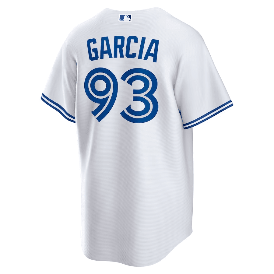 Yimi Garcia 93 Toronto Blue Jays Home Jersey - White