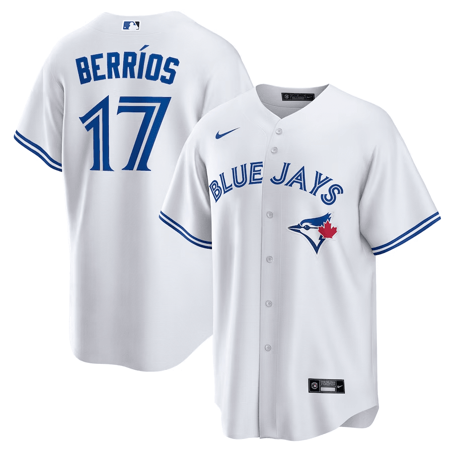 José Berríos 17 Toronto Blue Jays Home Jersey - White