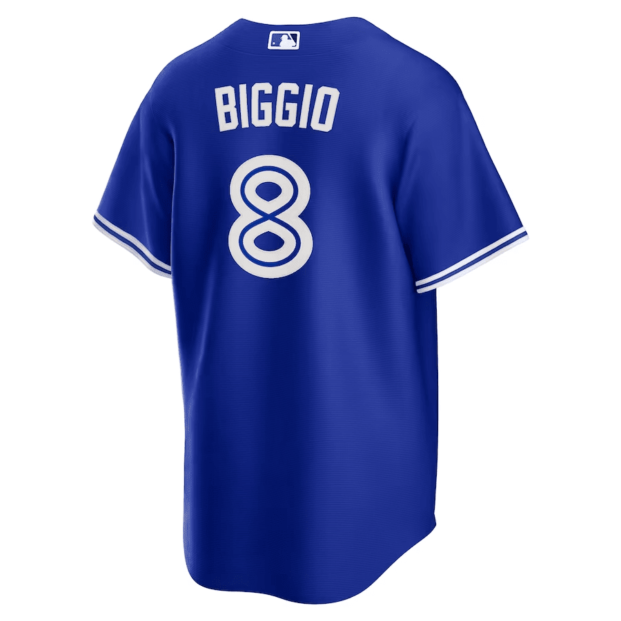 Cavan Biggio 8 Toronto Blue Jays Alternate Jersey - Royal