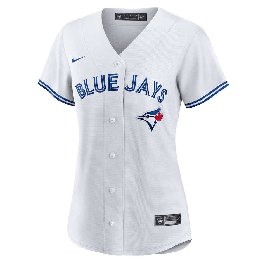 Toronto Blue Jays Women Home Blank Jersey - White