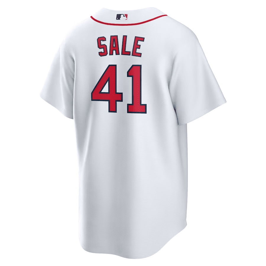 Chris Sale 41 Boston Red Sox Home Men Jersey - White