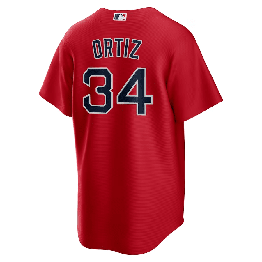 David Ortiz 34 Boston Red Sox Alternate Men Jersey - Red
