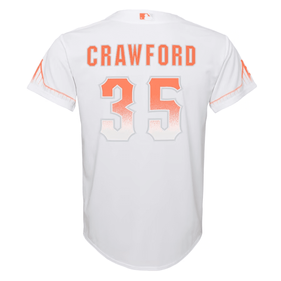 Brandon Crawford 35 San Francisco Giants Youth City Connect Jersey - White