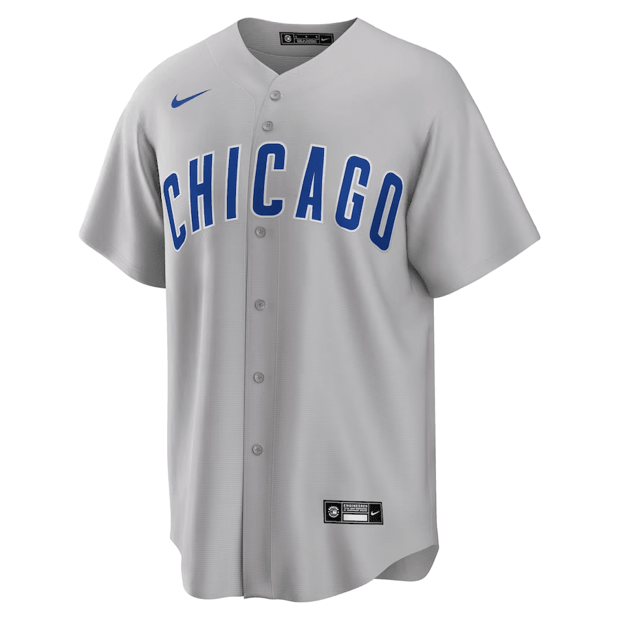 Chicago Cubs Road Team Men Jersey - Gray