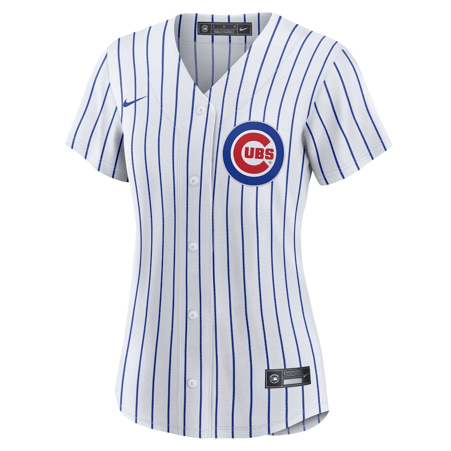 Chicago Cubs Women Home Jersey - White