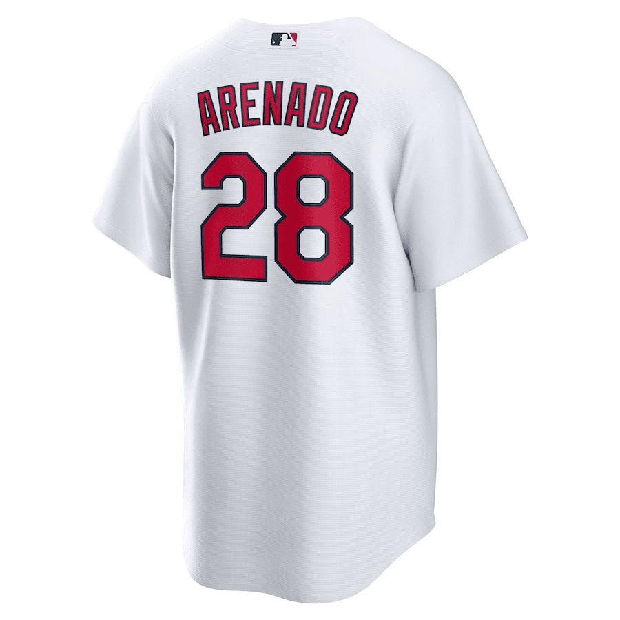 Nolan Arenado 28 St. Louis Cardinals Home Men Jersey - White