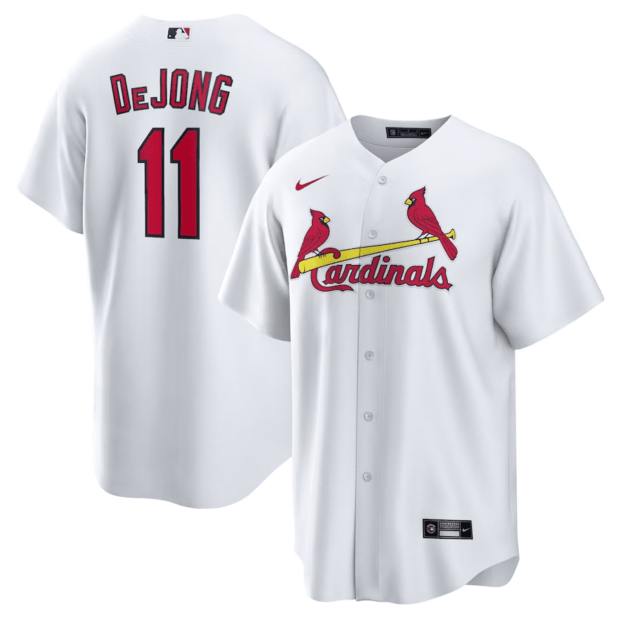Paul DeJong 11 St. Louis Cardinals Home Men Jersey - White