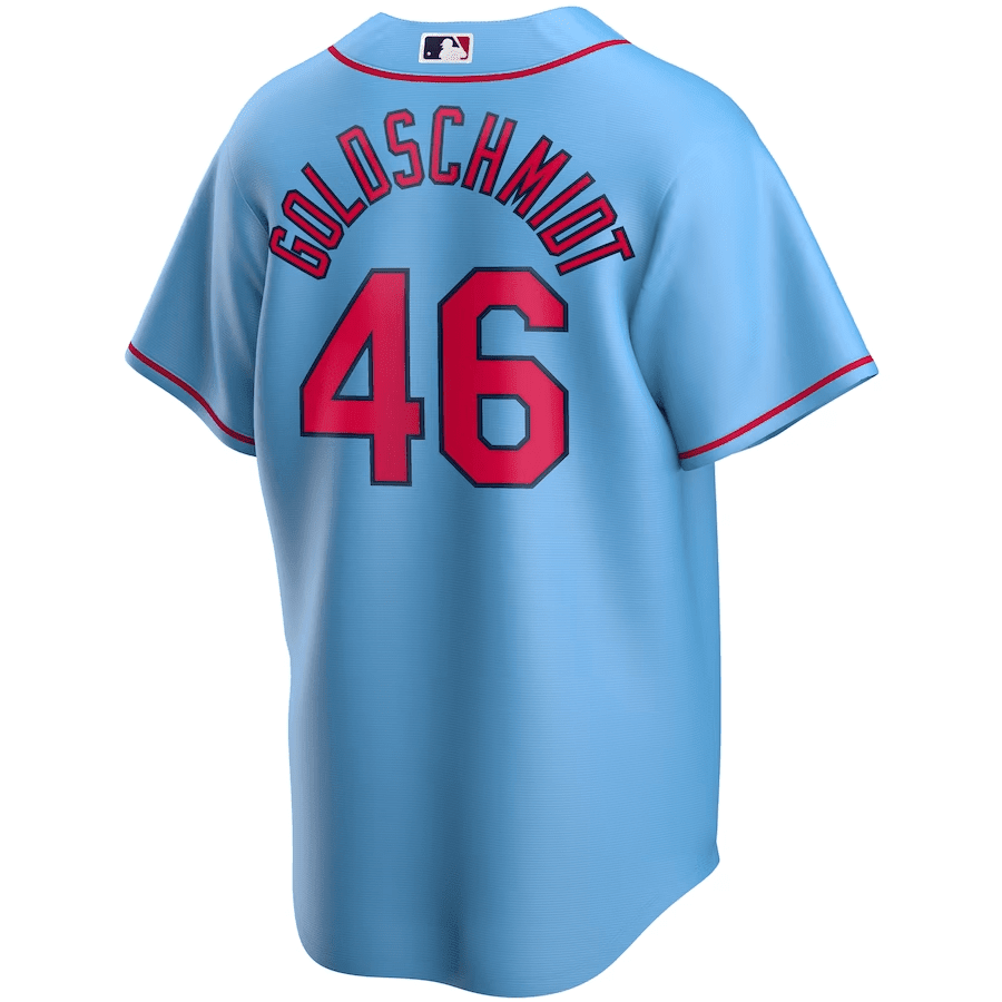 Paul Goldschmidt 46 St. Louis Cardinals Alternate Men Jersey - Light Blue