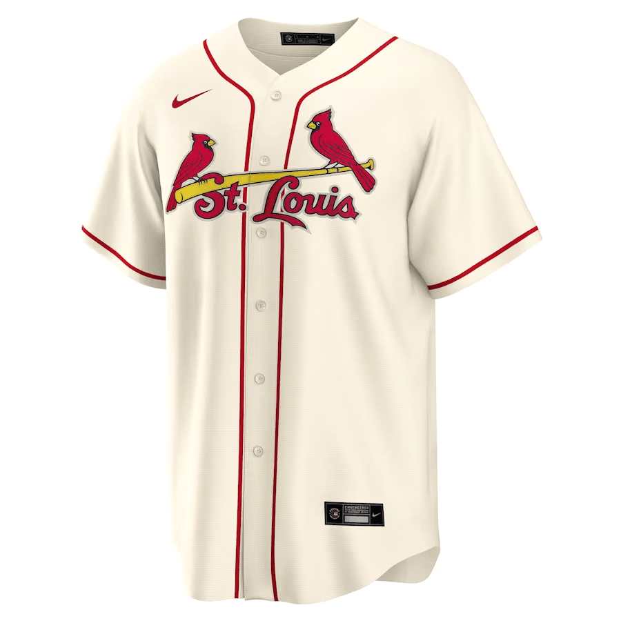 Nolan Arenado 28 St. Louis Cardinals Alternate Men Jersey - Cream