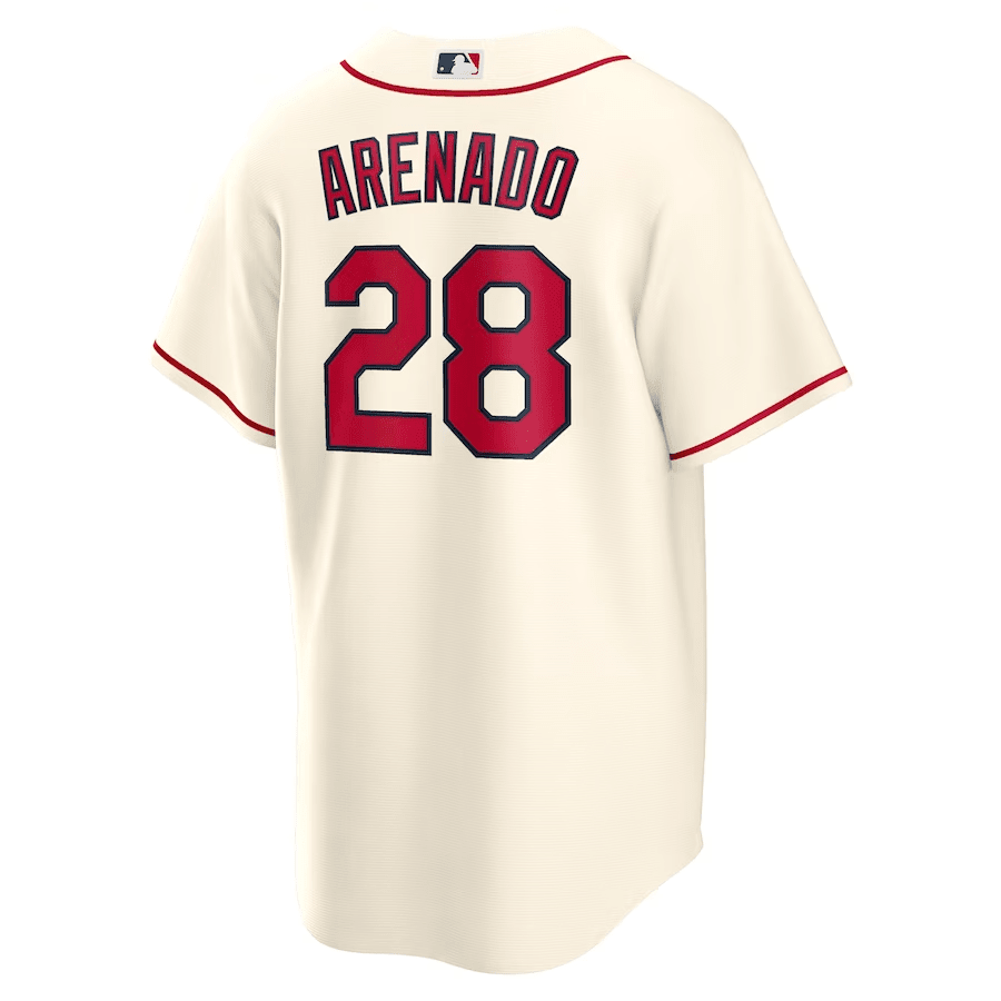 Nolan Arenado 28 St. Louis Cardinals Alternate Men Jersey - Cream