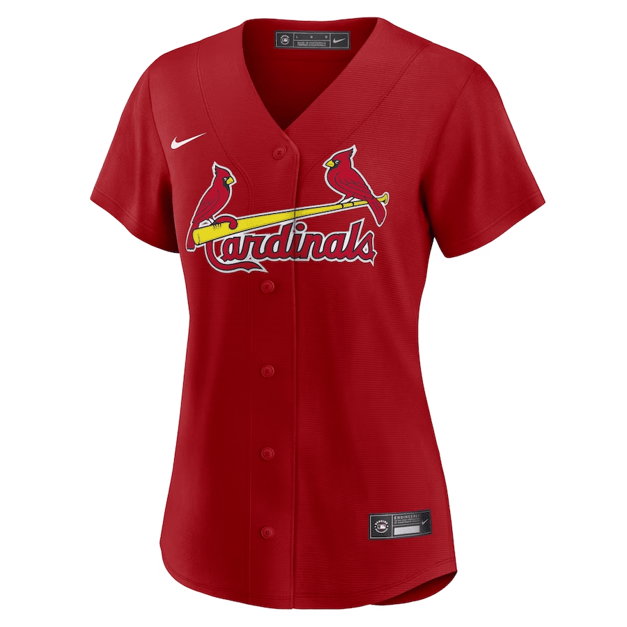 St. Louis Cardinals Women Alternate Jersey - Red