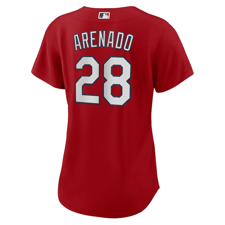 Nolan Arenado 28 St. Louis Cardinals Women Alternate Jersey - Red