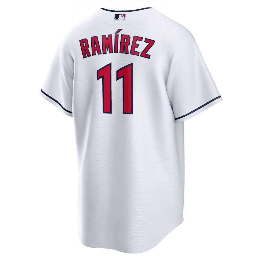José Ramírez 11 Cleveland Guardians Home Men Jersey - White