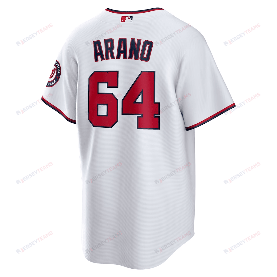 Víctor Arano 64 Washington Nationals Home Men Jersey - White