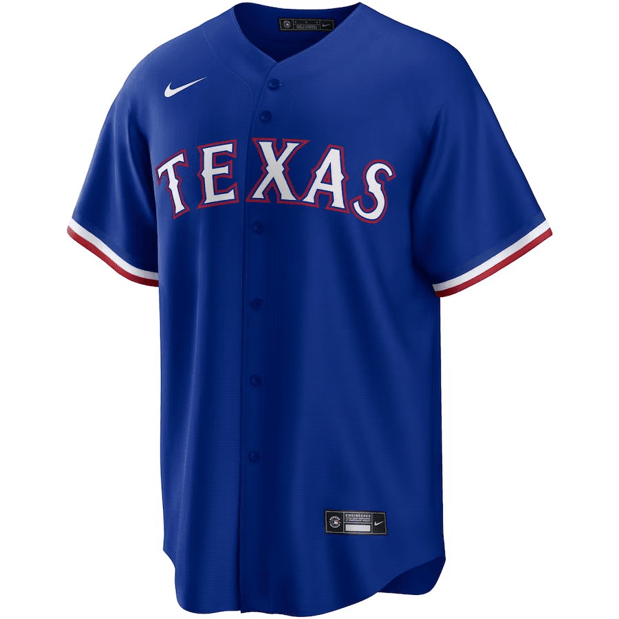 Jacob deGrom 48 Texas Rangers Alternate Men Jersey - Royal