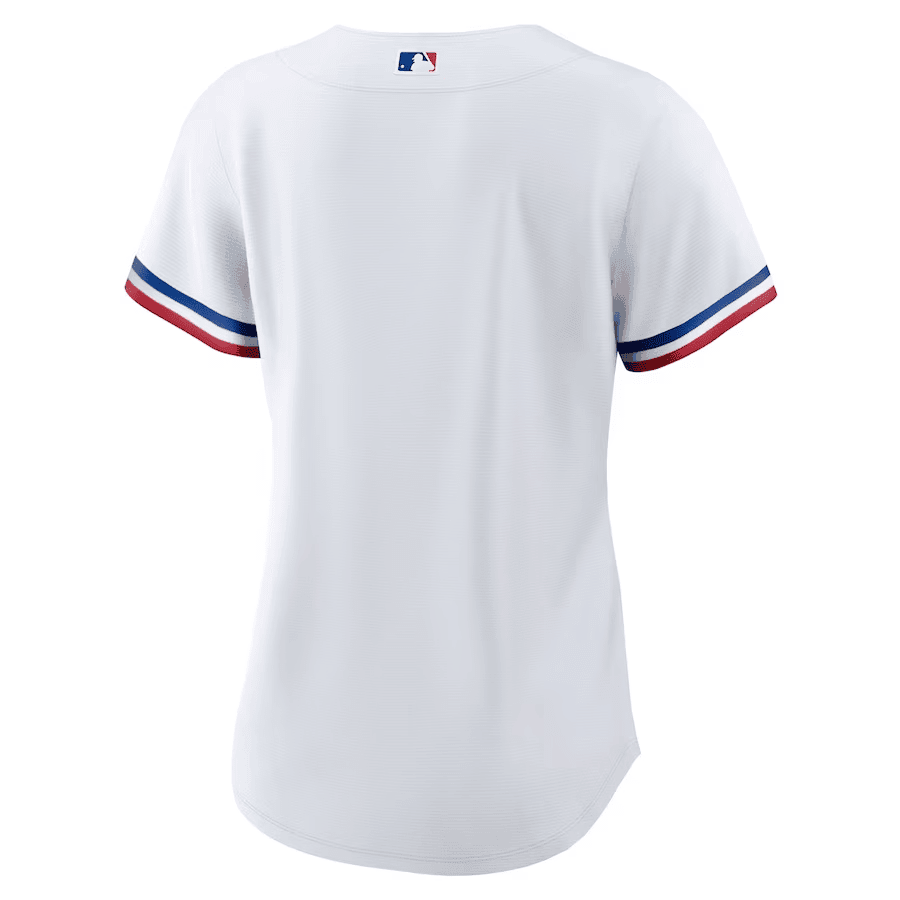 Texas Rangers Women Home Men Jersey - White
