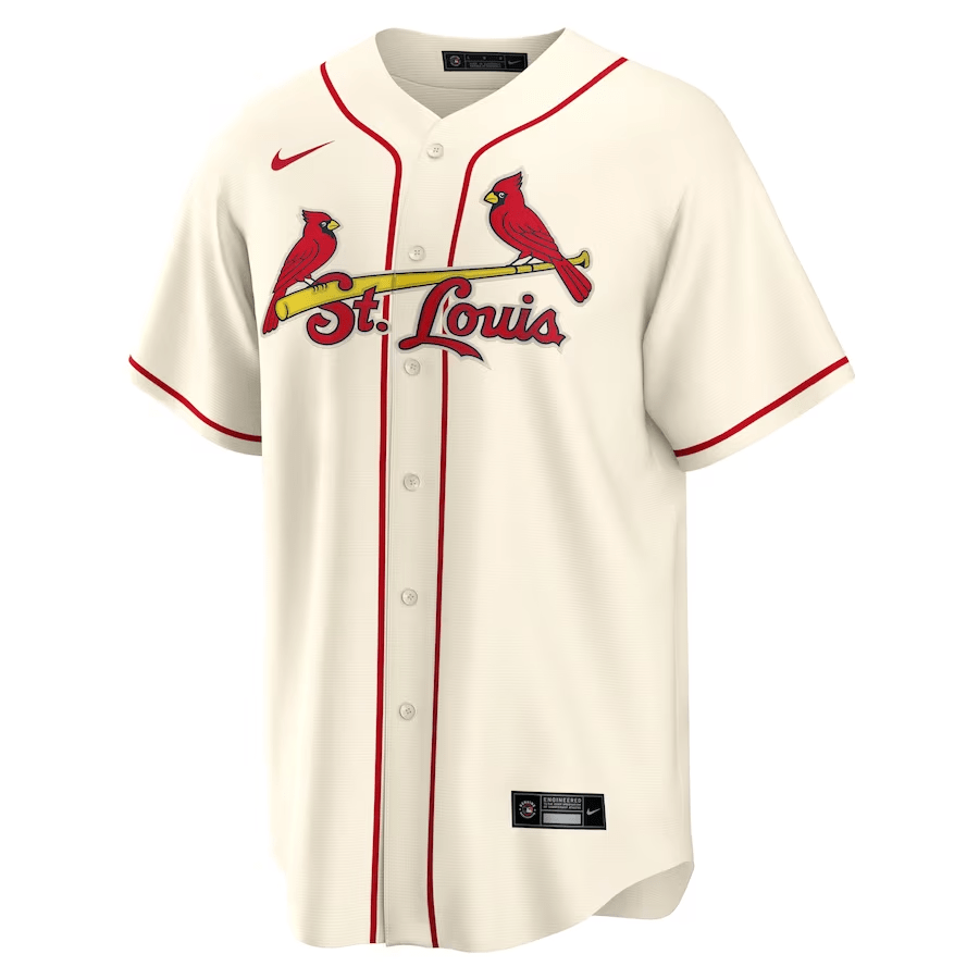 St. Louis Cardinals Alternate Team Men Jersey - Cream