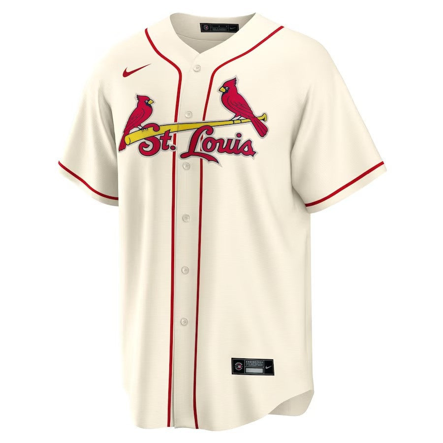 David Freese 23 St. Louis Cardinals Alternate Jersey - Men Cream