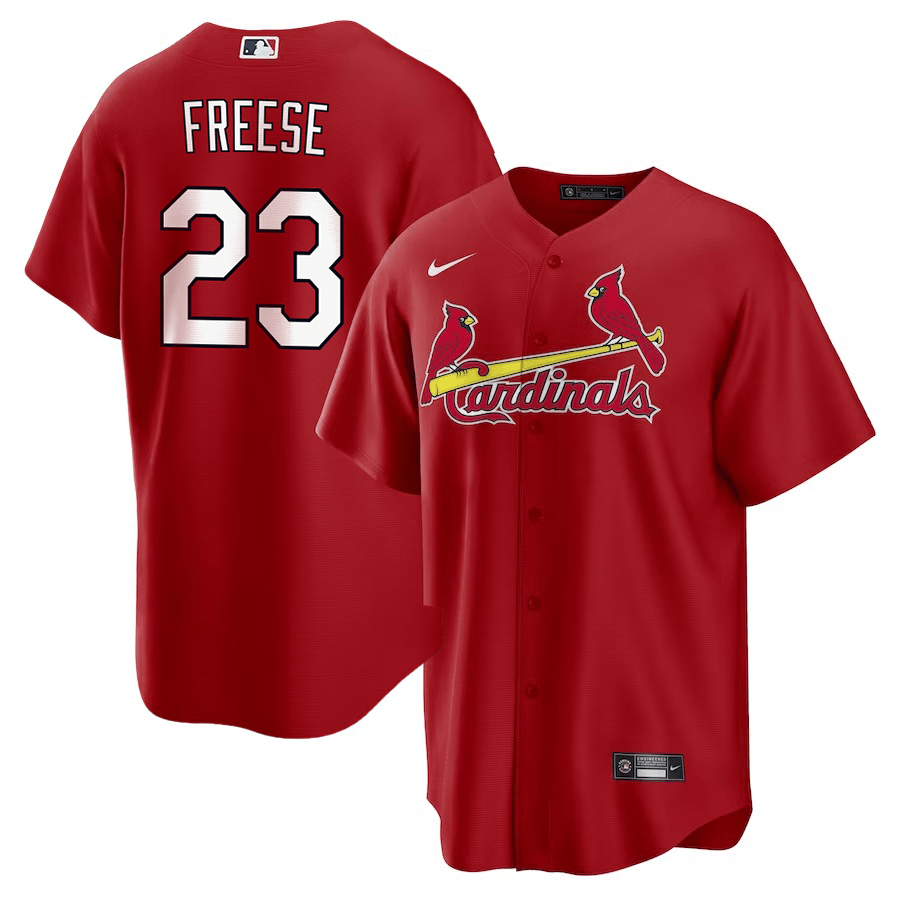David Freese 23 St. Louis Cardinals Alternate Jersey - Men Red