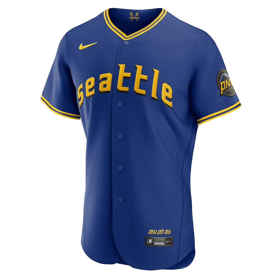 Julio Rodriguez 44 Seattle Mariners 2023 City Connect Elite Jersey - Royal