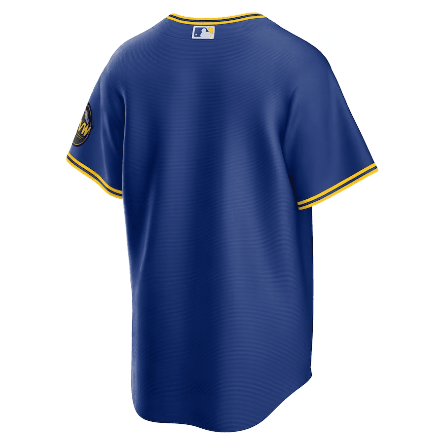 Eugenio Suarez 28 Seattle Mariners 2023 City Connect Game Jersey - Royal