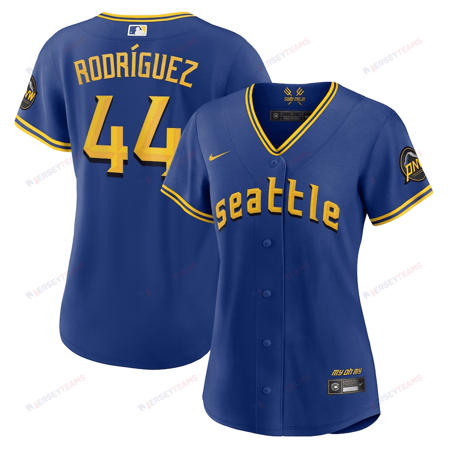 Julio Rodriguez 44 Seattle Mariners 2023 City Connect Game Jersey - Women's Royal
