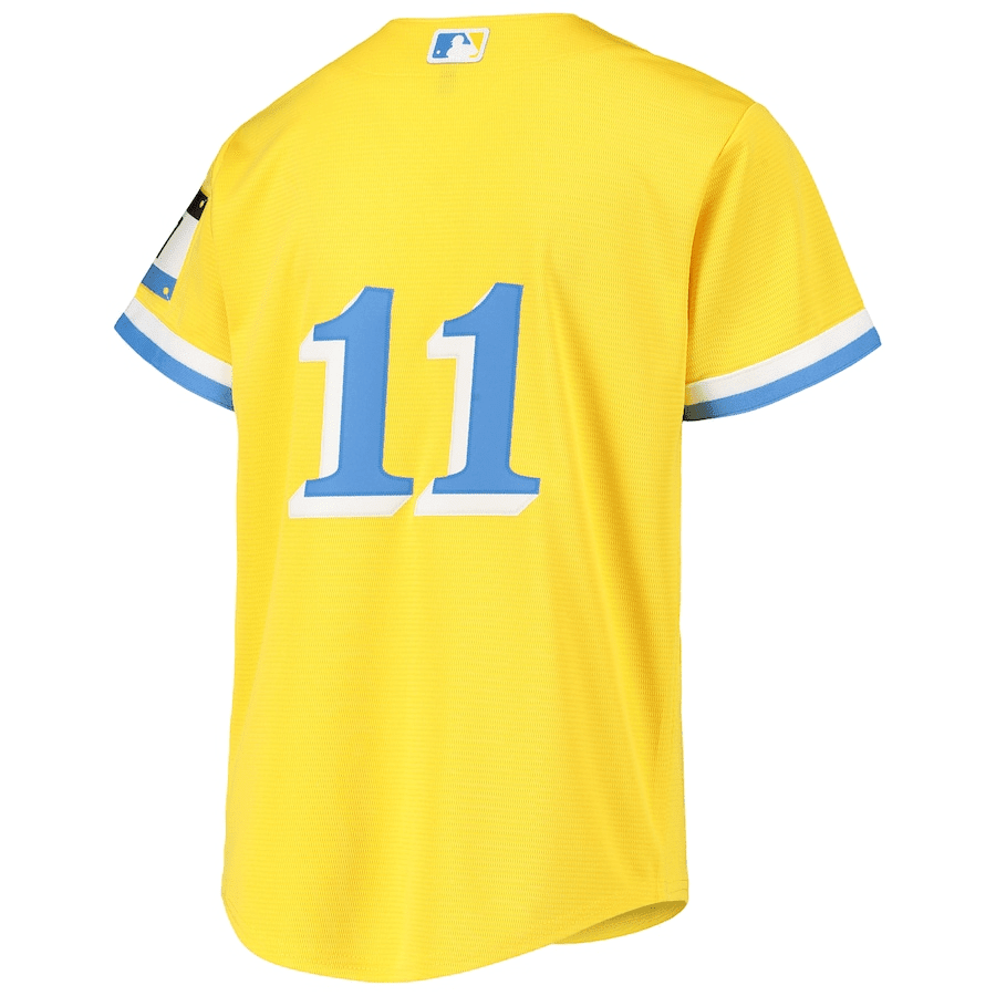 Rafael Devers 11 Boston Red Sox Youth City Connect Jersey - Gold