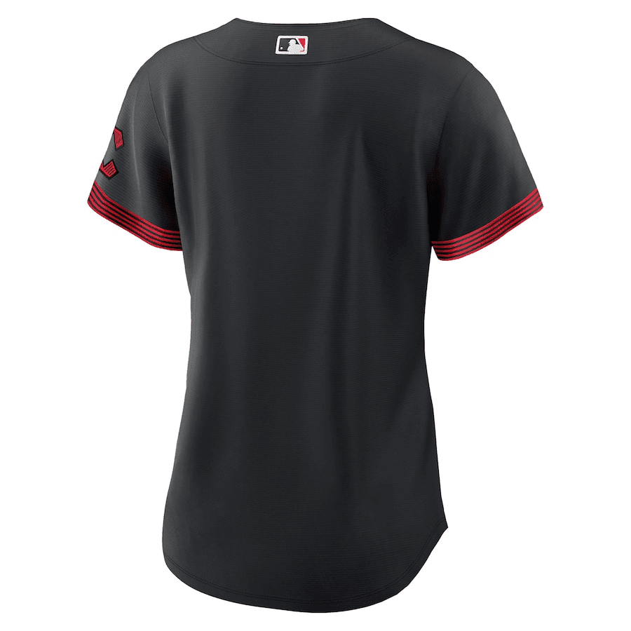 Cincinnati Reds Women 2023 City Connect Jersey - Black