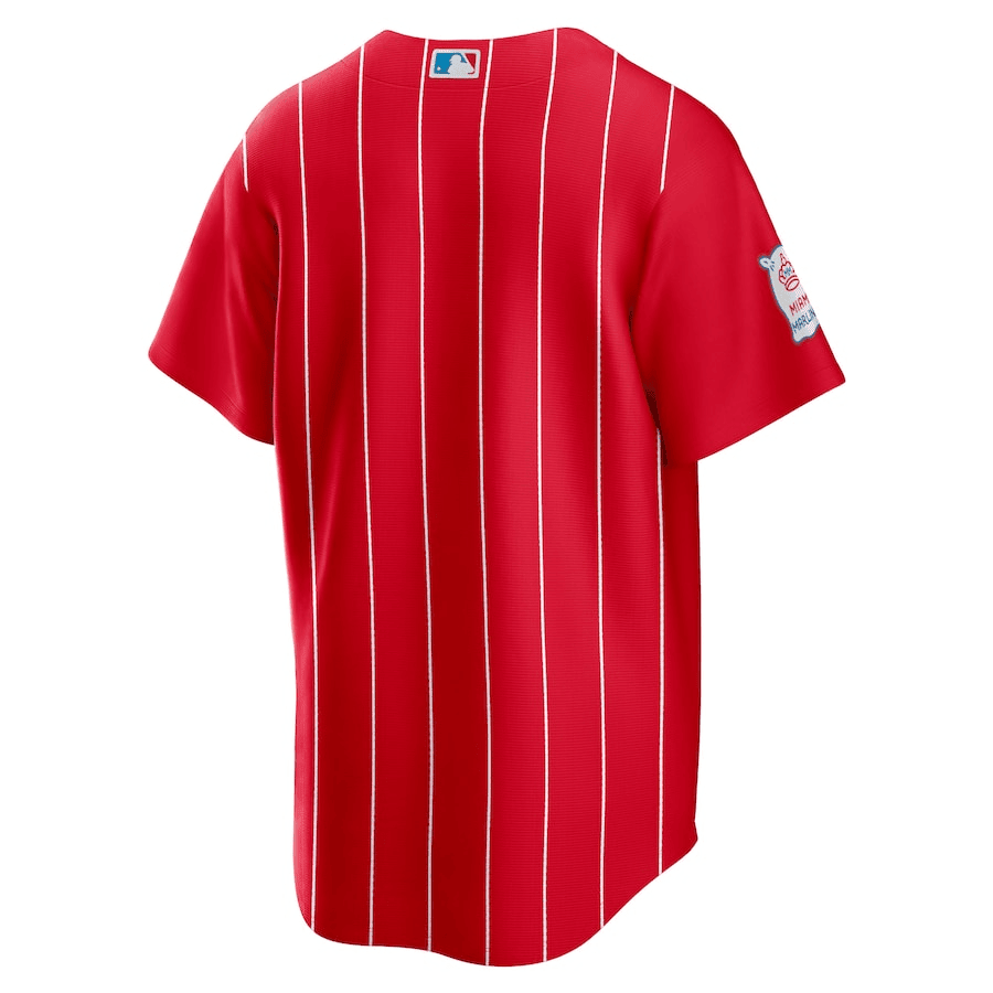 Miami Marlins City Connect Team Men Jersey - Red