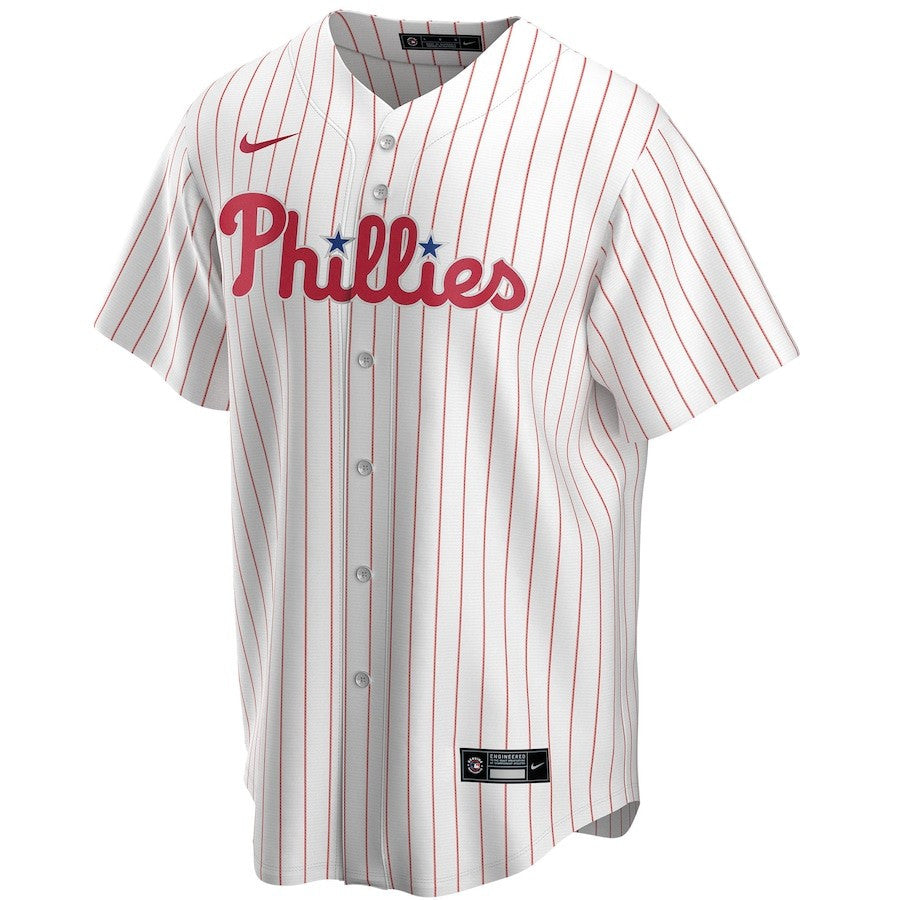 Philadelphia Phillies Home Custom Men Jersey - White