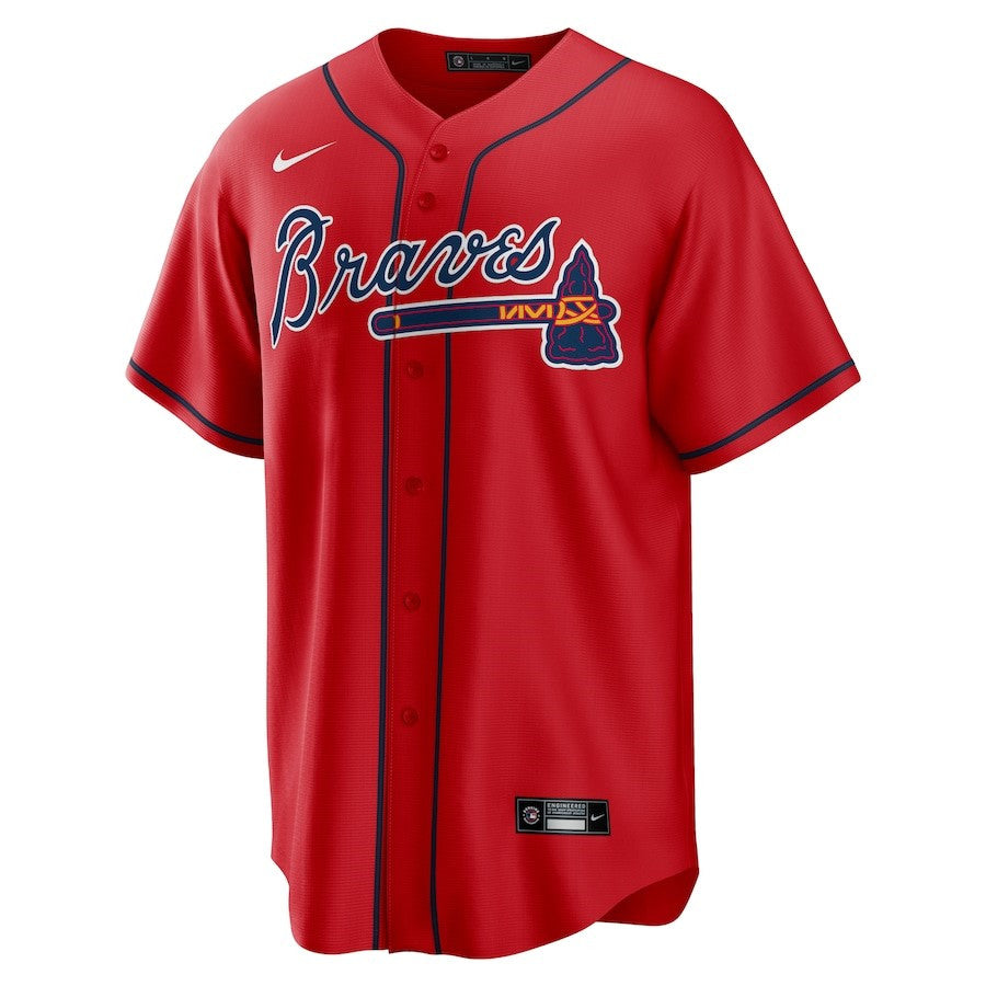 Atlanta Braves Alternate Team Men Jersey - Red