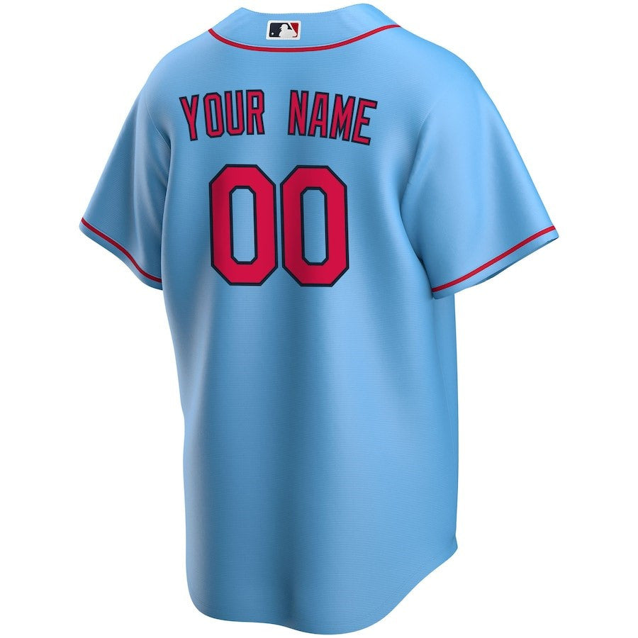 St. Louis Cardinals Alternate Custom Men Jersey - Light Blue