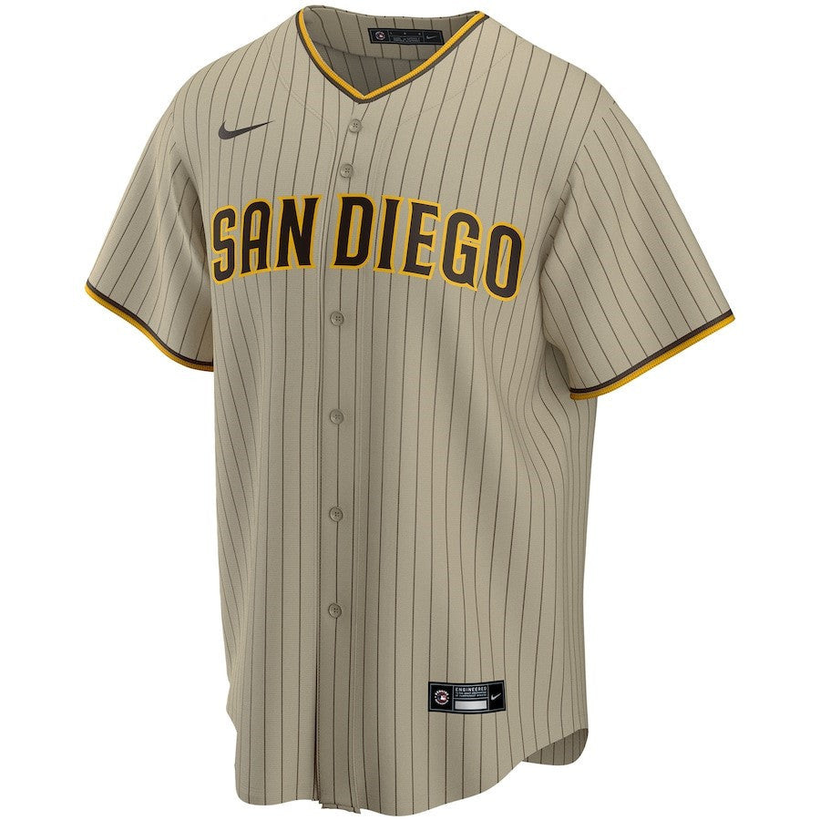 Fernando Tatis Jr. 23 San Diego Padres Alternate Player Jersey - Tan