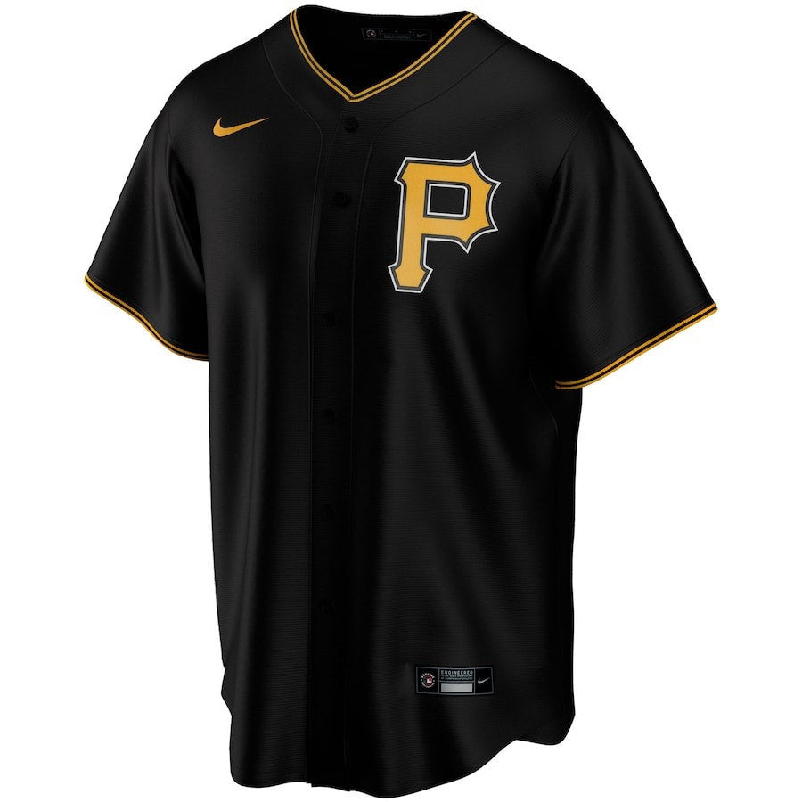 Pittsburgh Pirates Alternate Custom Men Jersey - Black