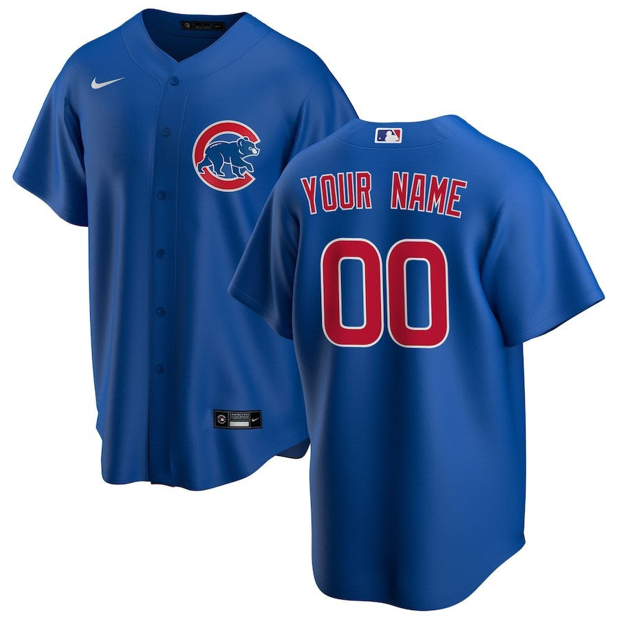 Chicago Cubs Alternate Custom Men Jersey - Royal