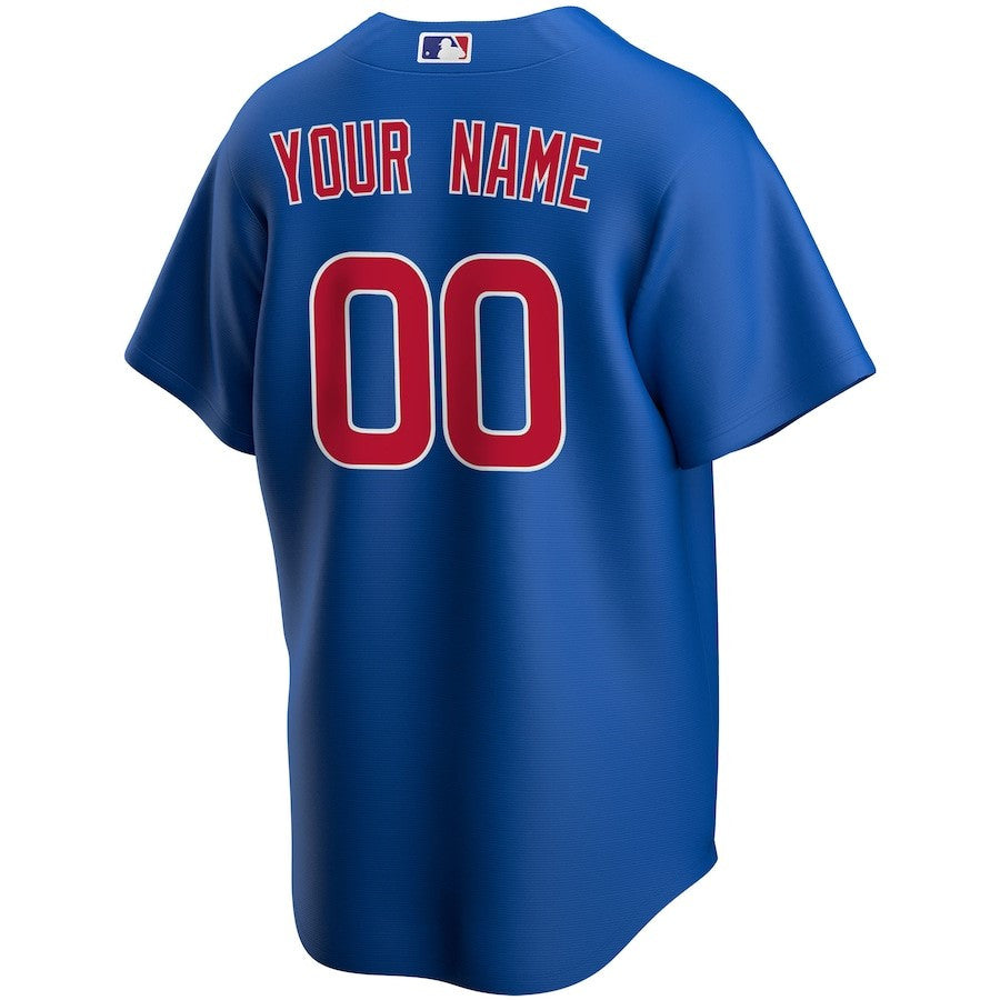 Chicago Cubs Alternate Custom Men Jersey - Royal