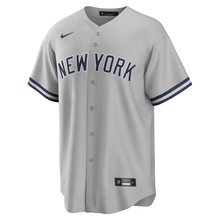 New York Yankees Road Team Men Jersey - Gray